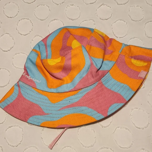 Drunk Elephant Vibrant Pink and Yellow Buck Hat - Picture 2 of 4